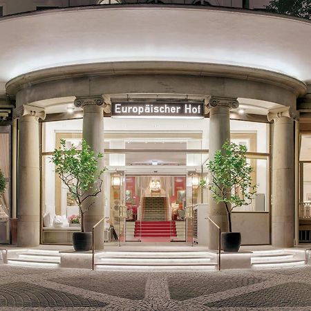 Hotel Europaeischer Hof Heidelberg, Bestes Hotel Deutschlands In Historischer Architektur Екстериор снимка The hotel's entrance