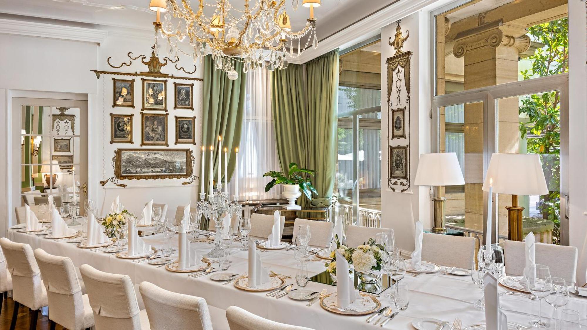 Hotel Europaeischer Hof Heidelberg, Bestes Hotel Deutschlands In Historischer Architektur Екстериор снимка The restaurant